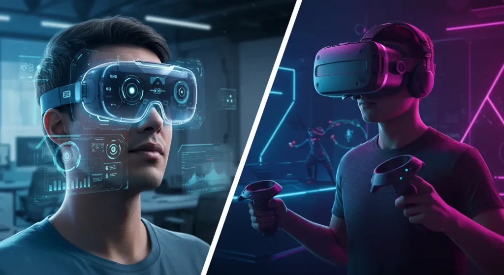 AR glasses vs VR headsets